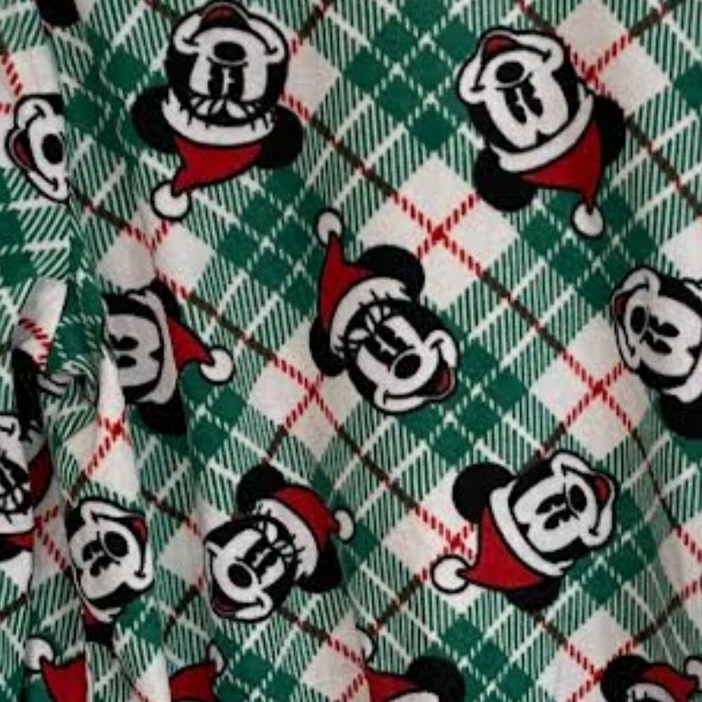 Disney 100 Mickey Mouse Holiday Fleece Pajama Set